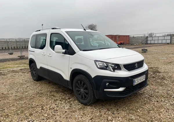 samochody osobowe Peugeot Rifter cena 65800 przebieg: 74000, rok produkcji 2019 z Wyśmierzyce